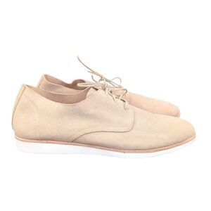 Nisolo Sedona Derby Oxford Shoes Womens Leather Size‎ 9.5 Beige Lace Up Casual